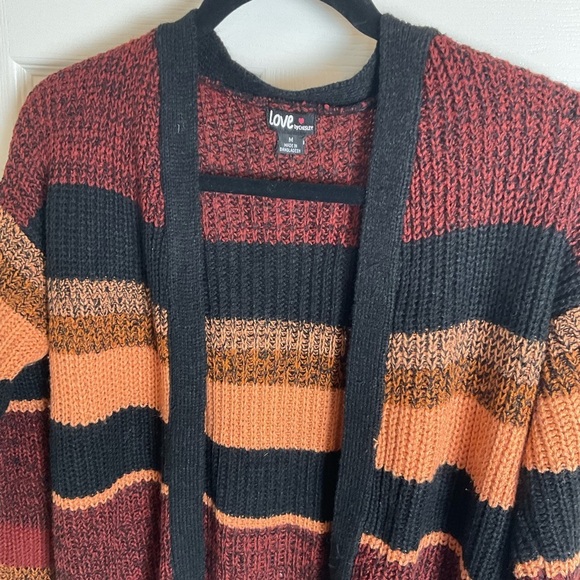Love by chesley Multicolor Striped Women's Sweater size medium - Picture 3 of 9
